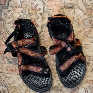 Teva Black and Red Athletic Sandals